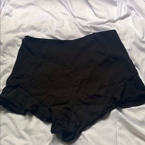 Black Fiona free people shorts with ruffle size 12
